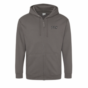 Zip-Hoodie Erwachsener einfarbig (Design 3)